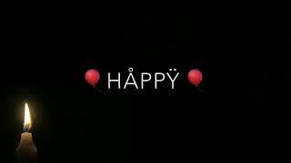 Happy birthday song status - Mix two happy birthday songs - Black Background WhatsApp status