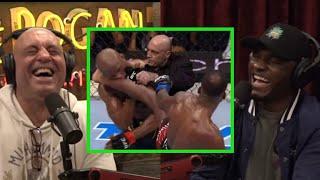 Joe rogan and Kamaru Usman react to their viral meme