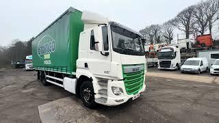 daf cf410 curtainsider gn14 yyl video