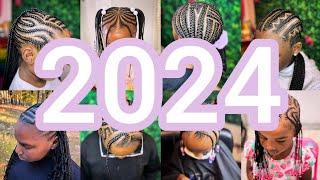 2024 New Kids Cornrow Braids Hairstyles Ideas | Little Girls Cornrow Braids Hairstyles ️