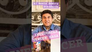 AI Chose TWO Types of Veneers for This Influencer!  #futureofdentistry #dentaltech #aidentistry