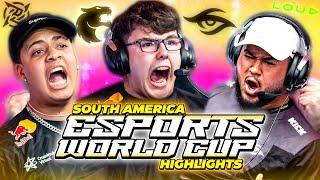 FURIA ARE ON FIRE!! ROCKET LEAGUE ESPORTS WORLD CUP HIGHLIGHTS!! | SOUTH AMERICA