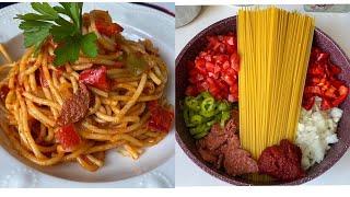 Öğrenciler,Üşengeçler BurayaTek Tencerede Soslu Spagetti Bulaşık Derdi Yok Soslu Makarnalar