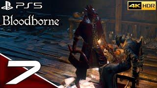 Bloodborne | #7 | Подробное прохождение | Босс - Ведьма Хемвика | PS5 | 4k 60FPS | HDR