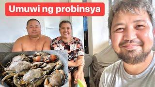 Biglaang umuwi ng probinsya |  Malalaki ang Alimango + Namili ng mga suka at lambanog ️