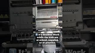 Here’s 5 reasons you should start an embroidery business if you’re crafty & a Mom @MelcoEmbroidery