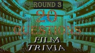 20 Film Trivia Questions - Round 3