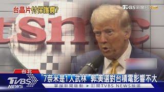 川普當選影響台商? 學者:中美貿易戰復刻2.0｜TVBS新聞 @TVBSNEWS01