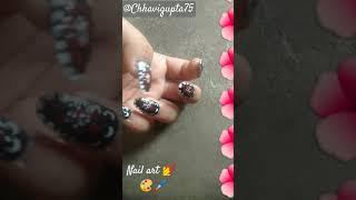 New Nail art ️design ideas.. Made by Chhavi Gupta  #nailart #artwork #critive #short