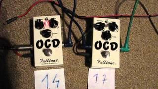 Fulltone OCD 1.4 vs 1.7 ( Same settings- different sound )