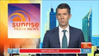 Sunrise Perth News 20150526