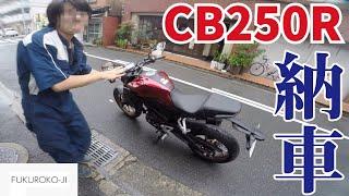 初心者ライダーがCB250Rを納車しました　袋小路のモトブログ