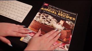 ASMR Dinner Party Menu Planning Roleplay‍ Soft Spoken, Page Flipping, Keyboard Typing