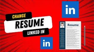 How to Change Resume Linkedin Tamil