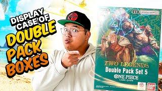 IS A DOUBLE-PACK DISPLAY CASE WORTH IT? Opening an OP-08, The Two Legends One Piece TCG Box