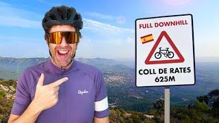 Ride the FULL Coll de Rates from Top to Bottom!