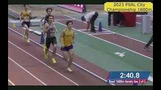 PSAL Cities 1600m - Joseph Perazzo