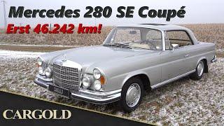 Mercedes 280 SE Coupé, 1969, only 46,242 km! 1st owner/family property, original W111 flat radiator