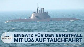 PUTINS KRIEG: Training für den Bündnisfall! Abtauchen in der Ostsee mit U36 | WELT Reporter