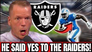 HE SAID YES TO THE RAIDERS!!!BIG NAME ARRIVES IN RAIDERS? LAS VEGAS RAIDERS NEWS TODAY!!!