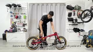 How to fold an Ethereal Compact Swift D8 Gen 2 Foldable Bicycle