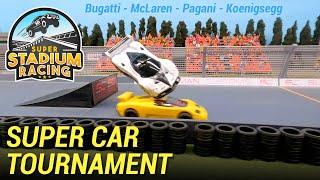 Super Car Tournament Stadium Jump Racing