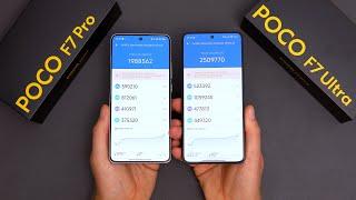 POCO F7 Ultra Benchmarks Vs F7 Pro Benchmarks