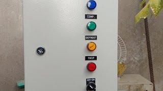 COLD ROOM CONTROL PANEL  UPTO 3HP    Wiring daigram  in Description