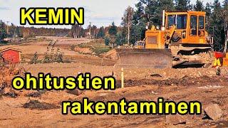 Kemi, ohitustie. Näin rakennustyö edistyi.