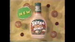 Hidden Valley Pizza Ranch Salad Dressing Commercial (1994)