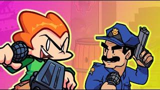 Pico's Guns be Blazin' (with lyrics) - FREAKY FRIDAY NIGHT (Funkin Cartoon) Episode #2