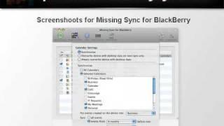 Wirelessly sync blackberry for Mac