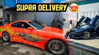 Finally Apni Supercar Supra Mk4 Ki Delivery Leli Aur Mclaren ke Liye Dubai Jaana Shuru 