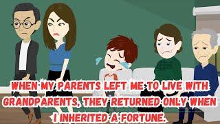 When My Parents Left Me to Live with Grandparents, They Returned Only When I Inherited a Fortune.