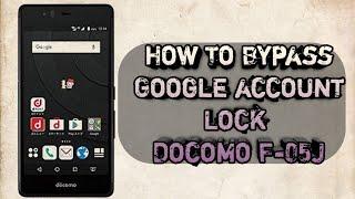How to bypass Google account Lock on Docomo F-05J | bypass FRP lock on Docomo F-05J