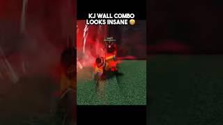 KJ WALL COMBO LEAK  #roblox #thestrongestbattlegrounds #saitamavsboros #shorts #funny #robloxfyp