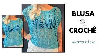 EASY CROCHET BLOUSE - THE MOST CHARMING CROCHET BLOUSE YOU WILL EVER MAKE