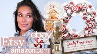 COME VIRTUAL CHRISTMAS DECORATION SHOPPING WITH ME | Beauty's Big Sister