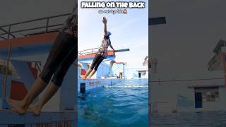 Titanic Pose Dive (Do not try this ) Swimming Dive #swimming #learnswimming #dive #girl