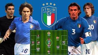 Italy's All Time Greatest Squad - Best XI