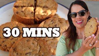 How To Make Thick Chocolate Chip Cookies in 30 minutes