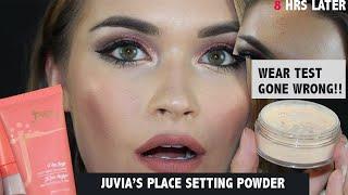 JUVIA'S PLACE SETTING POWDER REVIEW | WEAR TEST & FOUNDATION UPDATE