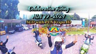 Colaboration Riding NCD New Chapter Disjaya with PLN Vespa Indonesia HLN 79-2024-Marius Tilly-Vespa