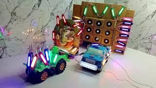 New crazy Dj I how to make new chota DJ | Mini dj sharpy lights Navratri Radha Krishna dj trolley