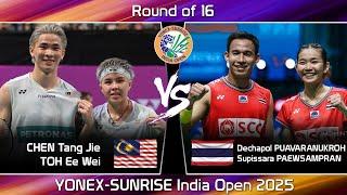 FANTASTIC! CHEN Tang Jie /TOH Ee Wei vs D PUAVARANUKROH /S PAEWSAMPRAN | India Open 2025 Badminton