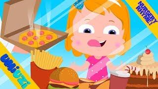 Umi Uzi | Yummy Junk Food | Food Song | Original Nursery Rhymes For Kids