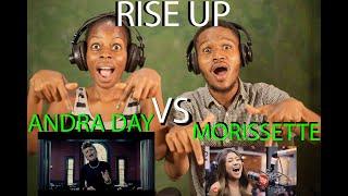 2 SINGERS 1 SONG Andra Day AND Morissete Amon PERFORMING - Rise Up REACTION!!!