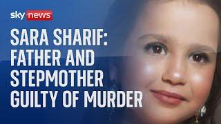 Sara Sharif: Father & stepmother of 10-year-old found guilty of her murder at Surrey home