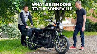 Switching the Exhaust Back to Standard |  What's Been Done to the Bonneville