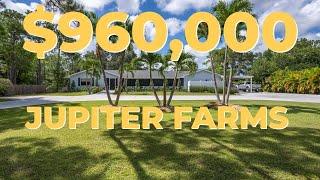 Tour This Jupiter Florida  Pool Home With 1 Acre Of Land, Luxury Real Estate 2022